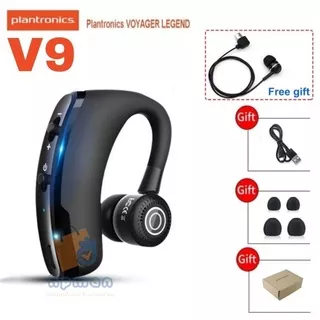 VOYAGER LEGEND V9 HEADSET BLUETOOTH VOYAGER EARPHONE WIRELESS For Android & Ios