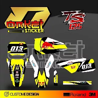 DECAL STICKER TS 125 REDBULL 1