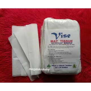 TISSUE SERAT FIBER VISE 26 CM X 150 CM - Serat tisu / serat fiber polyester waterproof lembaran