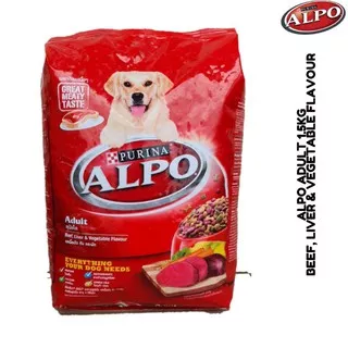 Alpo Dog Food Adult 1.5kg - Makanan Anjing Dewasa Alpo