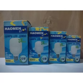 BOHLAM LAMPU LED PUTIH HAOMEN LAMPU LED 20W 15W 10W 5W LAMPU LED 5/10/15/20 WATT