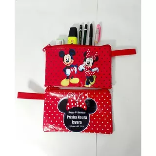 Souvenir Kotak Pensil/ Souvenir Ultah pencil case Custom Request Nama