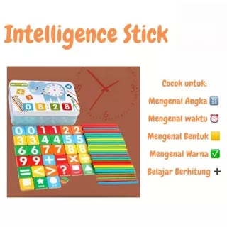 Mainan puzzle intelligence magnetik belajar berhitung ~ Intelligence Stick