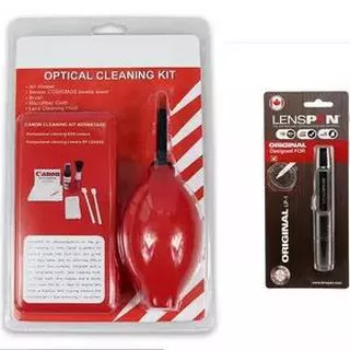 PAKET Canon Cleaning Kit System Set 7 in 1 + Lenspen LP-1 for Digital Camera Lens High Quality