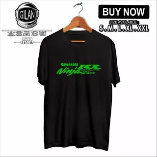 Kaos Baju Kawasaki Ninja RR SUPERKIPS Logo Simple Racing Otomotif GILAN CLOTH