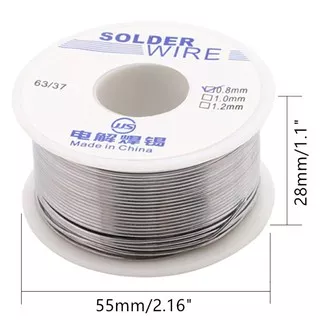 Solder Wire 63/37 2% Flux Reel Tube Tin lead Rosin Core Soldering 50G 0.8mm