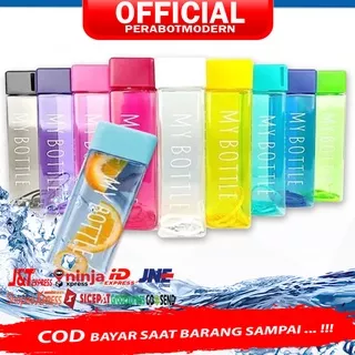 My Bottle Kotak Botol Minum Model Baru Persegi 500ML / my bottle Transparan Infuser water