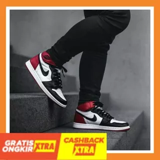 SEPATU IMPORT PRIA JORDAN AIRMAX - Nike Low Air Jordan 32 XXXII Bred Black Perfect Kick Original