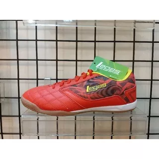 Sepatu League Legas Futsal Pria Cowo Tyra La Merah Red Original Murah