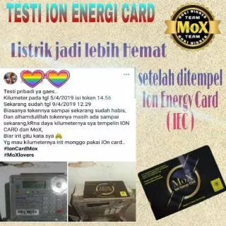 IEC MOX ( ION - ENERGI CARD ) / KARTU HEMAT LISTRIK MOX SURABAYA
