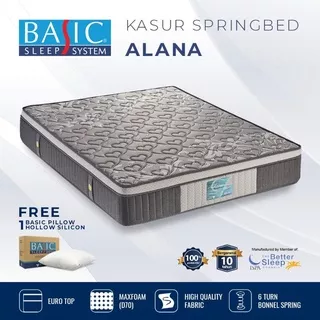 Kasur Mattress Basic Alana 100/120/160/180/200 x 200 (Mattress Only)