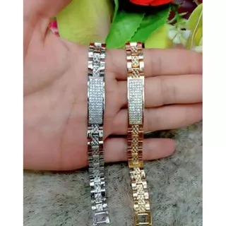 Gelang Tangan Xuping Rantai cantik fashion premium elegant silver gold lapis emas 18k JS0555040320