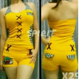 X29 - Setelan baju senam (atasan + celana pendek)