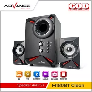 Speaker Aktif Bluetooth Advance M180BT Cleon Subwoofer BASS