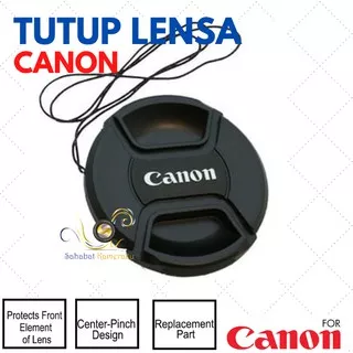 Front Lens Cap / Tutup Lensa Canon 58mm 55mm 52mm nikon sony 1100D 1200D 1300D 600D 700D 800D 60D