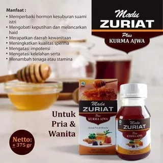 Madu Zuriat Herbal 21 Plus Kurma Ajwa Madu Zuriyat Promil program kehamilan