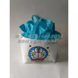 Tas Ulang Tahun Anak Kartun DORAEMON | Tas Serut ANAK Ukuran 20x20cm