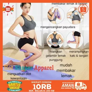 Alat Fitness rumah / alat latihan otot paha dan lengan /alat olahraga tangan dan kegel / alat yoga