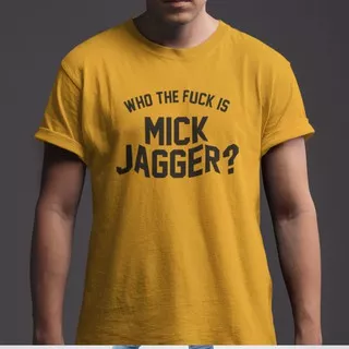 Kaos Distro Band WHO IS MICK JAGGER Kaos Musik 15 size S - 6XL Bigsize Jumbo Kids Kaos Anak Ready