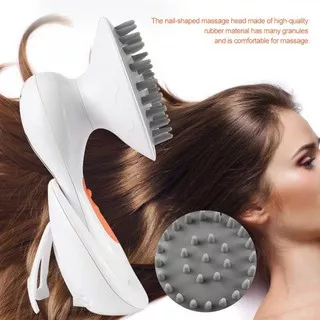PRODUK IMPORT Multi-Functional Head Massager Rechargeable Waterproof Electric Vibration Massager