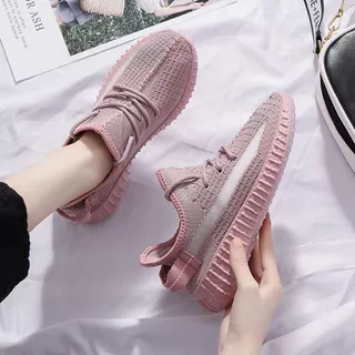 Sepatu Sneaker Wanita Import Fasion Korea Tren Terkini Sepatu Cewe Santai Sepatu Senam Zumba Gym