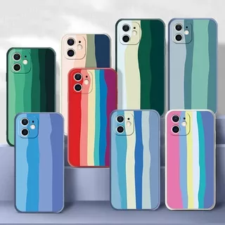 Casing Vivo V9 V15 Pro Y11 2019 Y12 Y12i Y15 Y17 Y19 Y91C S1 Pro X50 pro 5G Rainbow TPU Soft Phone Case Protective Cover cases