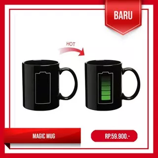 Mug Berubah Warna Bunglon  | Surprise Mug | Mug Gelas Ajaib | Thermal Mug