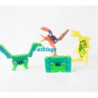 2 Pcs Mainan Jadul Robot Kaset Dinosaurus