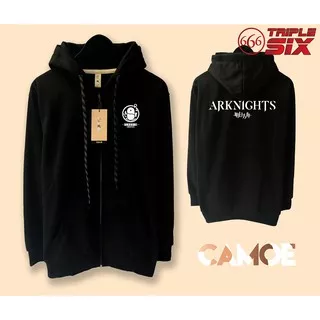 Jaket Hoodie Zipper Anime Arknights Penguin Logistics