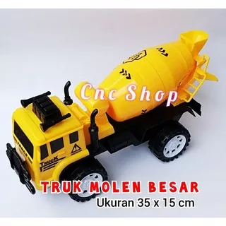 Mobil Mobilan Truk Molen / Mixer Truck/ Beko /Mobil Pemadam Damkar Besar Keren Bagus