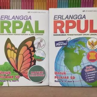 harga satu paket buku RPAL dan RPUL Erlangga sd kelas 4,5,6