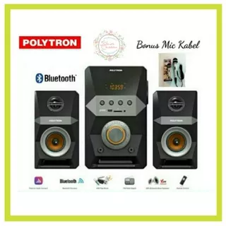 Polytron Speaker PMA 9502 Active Speaker with Bluetooth USB Karaoke