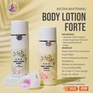 ORIGINAL HANDBODY FORTE INSTAN WHITENING BODY LOTION PEMUTIH BADAN / HB EXTRA WHITENING PEMUTIH TUBUH BPOM