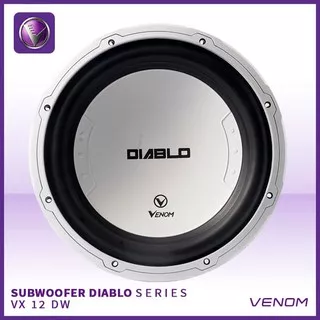 Subwoofer Mobil Venom VX12DW Diablo Sub 12 Inch Subwoofer Pasif Venom Diablo VX 12 DW Putih Original