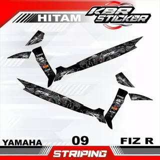 fiz r (cod) stiker motor striping fiz r motor yamaha motor sticker variasi Racing09