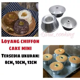 loyang chiffon cake mini bongkar pasang