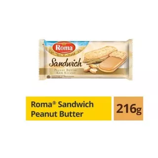 Roma Biscuit Sandwich Peanut Butter 216G - ukm market