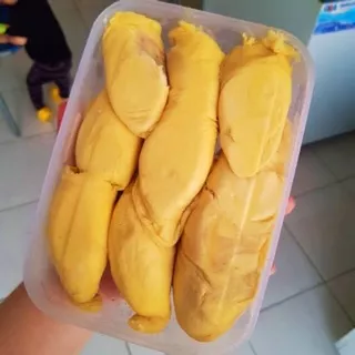 Promo!!! Durian kupas medan / daging durian asli / pancake durian / durian nias
