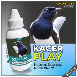 Vitamin Burung Kacer KACER PLAY Obat Vitamin Penggacor Burung Kicau Meningkatkan Stamina Kicau Kacer Ngobra Ngeplay Ngotot Bening Kristal Doping Burung Kicau Meningkatkan Stamina PIOONERVET Sempati Dr Edhi Ebod Joss Ebod Vit Optimax Optimaxx