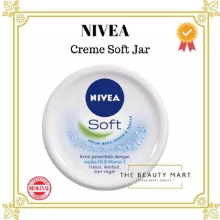 NIVEA Soft Cream Creme Krim Pelembab Jar 50ml | 100ml