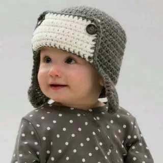 TOPI RAJUTAN BAYI | BABY AVIATOR | RAJUT