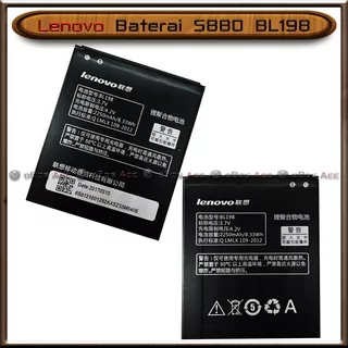 Baterai Lenovo S880 S 880 BL198 BL 198 Original Batre Batrai HP