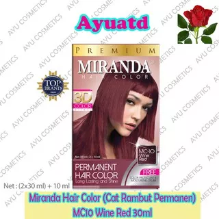 PREMIUM Miranda Hair Color MC - 10 Wine Red 30ml