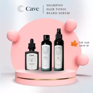 CAVE for men Beard Serum / Hair Tonic / Shampoo / Penumbuh Brewok Shampoo Anti Rontok Damage Hair / Rambut Rusak