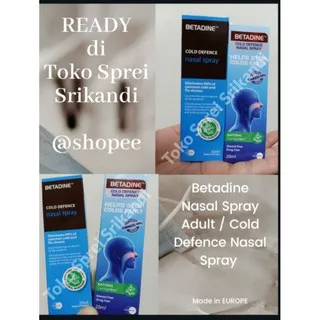 READY Betadine Nasal Spray Adult / Betadine Cold Defense Nasal Spray Adult
