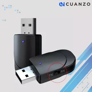 Transmitter Receiver Bluetooth Audio Music Mp3 Bt Speaker / 2 in 1 USB Audio Bluetooth 5.0 Transmitter & Receiver / Usb Bluetooth AudioTransmitter Stereo Modul Dongle Pc Komputer/ Adapter Tv Ke Speaker Hp Box Lcd Aptx Tanpa Kabel / Usb Soundcard Port Wifi