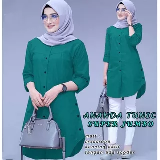 ANANDA TUNIC Baju Atasan Tunic Fashion Wanita - Belie Love -60468-67126-64154-66174 (L,XL,XXL,XXXL)