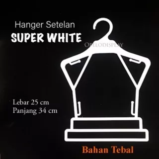 GANTUNGAN / HANGER SETELAN BAJU ANAK JU 10 PLASTIK ORISINIL