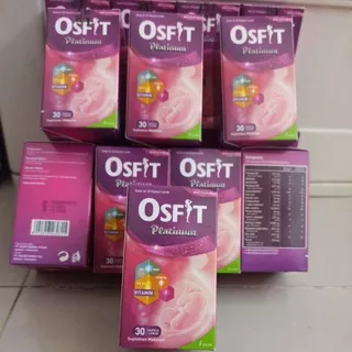 Osfit Platinum DHA Fish oil Suplemen Vitamin Kehamilan Ibu Hamil Box 30 kapsul
