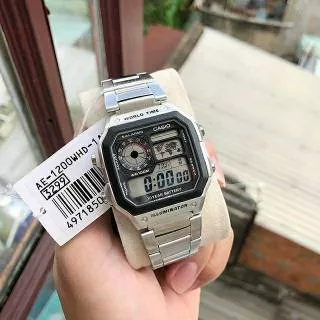 Jam tangan Pria Casio AE 1200WHD-1A / AE1200WHD Original Garansi Resmi